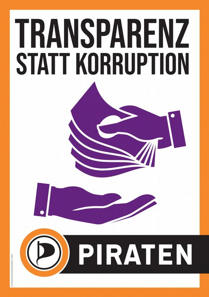 Transparenz statt Korruption.