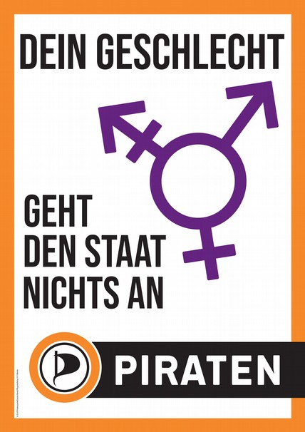 Dein Geschlecht gehtden Staat nichts an.